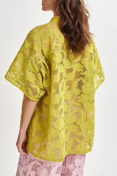 Essentiel Antwerp Hok Lace Shirt In Yellow In Yellow