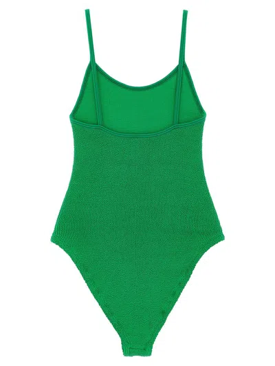 Hunza G Pamela Swim One-piece Swimsuit In Green