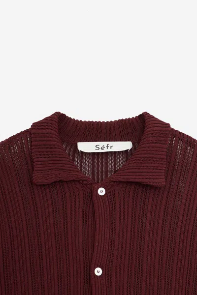 Séfr Jacques Shirt In Red
