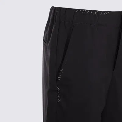 Marni Relaxed Fit Trousers Elastic Waistband In Blue