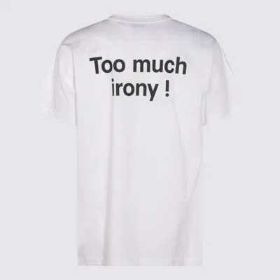 Moschino Organic Cotton Jersey T-shirt Archive In White