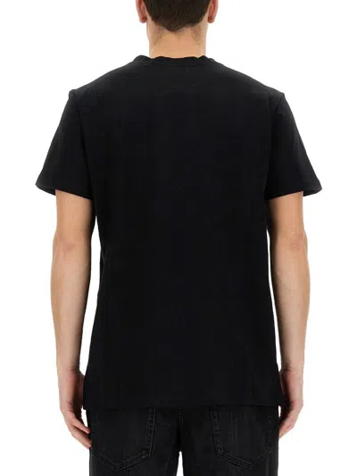 Isabel Marant Zafferh Logo-print Organic Cotton T-shirt In Black