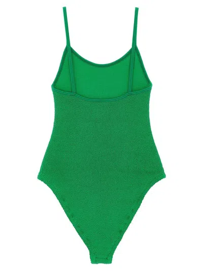 Hunza G Pamela Swim One-piece Swimsuit In Green