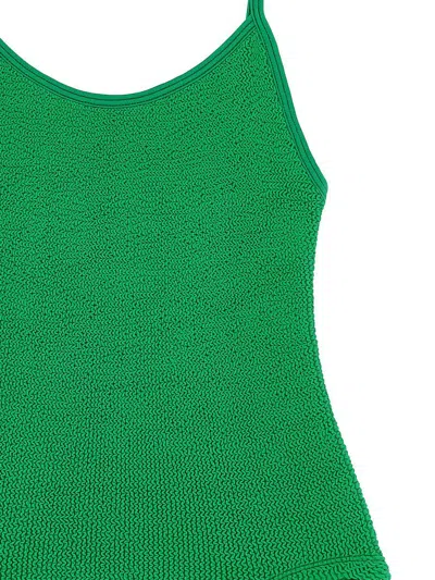 Hunza G Pamela Swim One-piece Swimsuit In Green