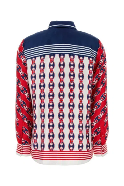 Gucci Silk Twill Printed Shirt