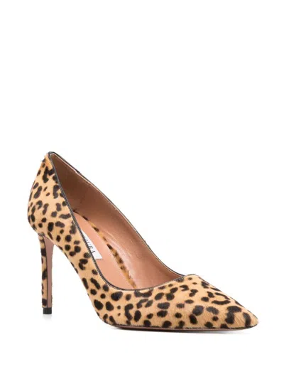 Aquazzura With Heel In Animal Print