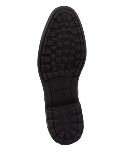 Geox Walk Pleasure Brogue Shoes In Black