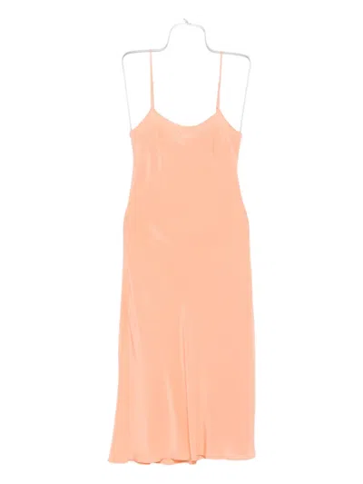 Olivia Von Halle Silk Slip Dress In Neutral