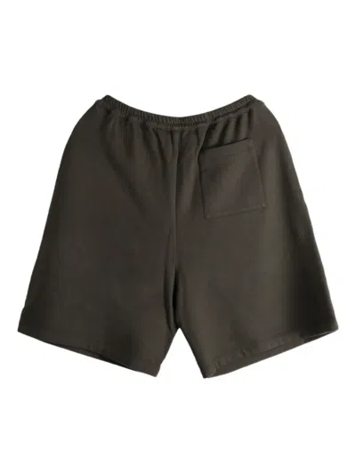The Row Elastic Waist Shorts In Brown