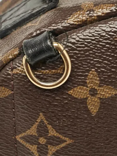 Pre-owned Louis Vuitton Mini Palm Springs Backpack In Brown