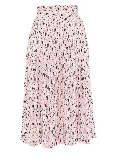 Pre-owned Prada Printed Skirt In Pink