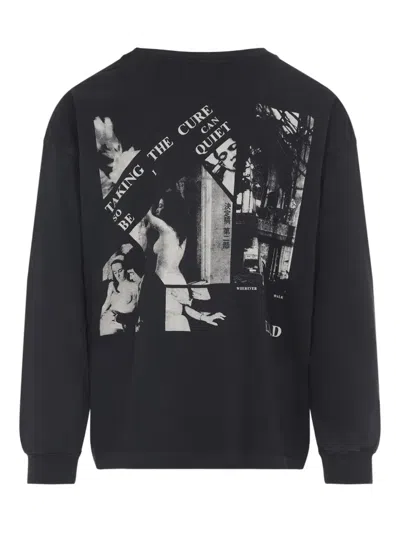 Enfants Riches Deprimes Taking The Cure Printed Cotton-jersey T-shirt In Black