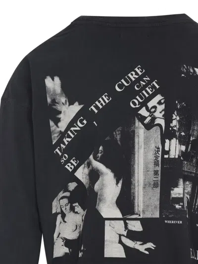 Enfants Riches Deprimes Taking The Cure Printed Cotton-jersey T-shirt In Black