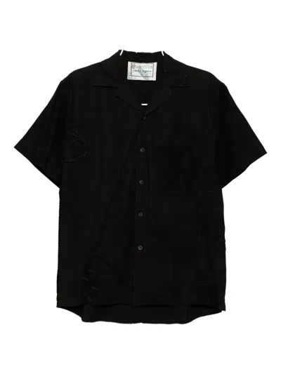 By Walid Cuban Shirt In Black