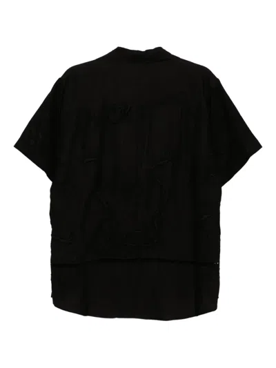 By Walid Cuban Shirt In Black