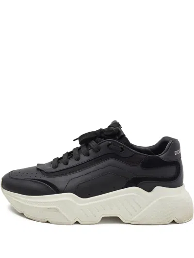 Pre-owned Dolce & Gabbana Chunky-sole Leather Sneakers