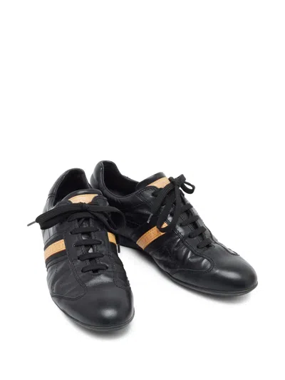 Pre-owned Louis Vuitton Leather Lace-up Sneakers