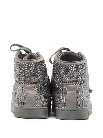 Pre-owned Gucci Coda Sneakers In Gray