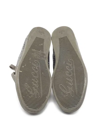 Pre-owned Gucci Coda Sneakers In Gray