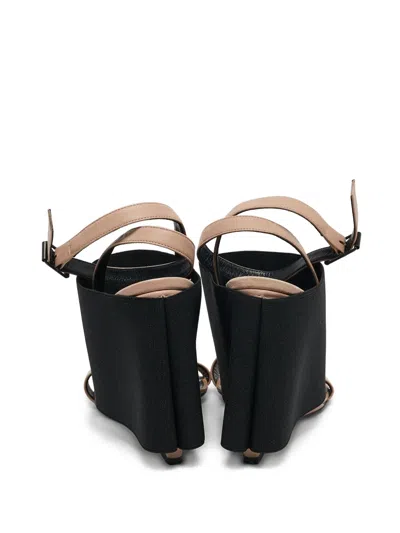 Pre-owned Balenciaga 100mm Prism Sandals In Neutral