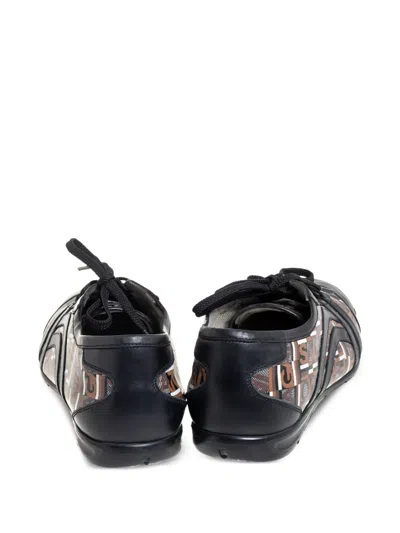 Pre-owned Ferragamo Lace-up Canvas Sneakers