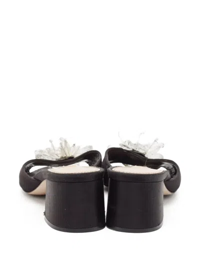Pre-owned Miu Miu 50mm Bead-embellished Sandals