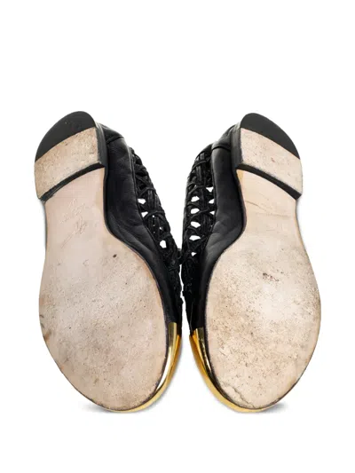 Pre-owned Giuseppe Zanotti Vintage Open-weave Loafers
