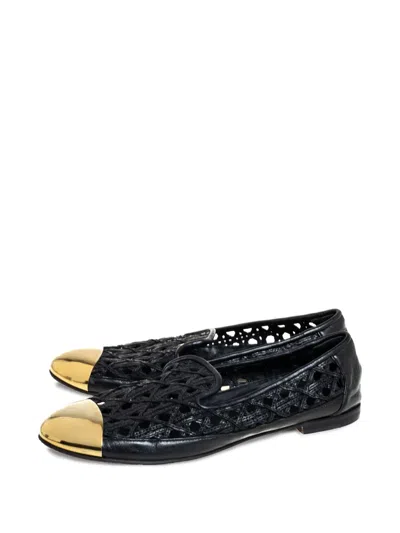 Pre-owned Giuseppe Zanotti Vintage Open-weave Loafers
