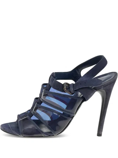 Pre-owned Bottega Veneta 115mm Suede Heeled Sandals
