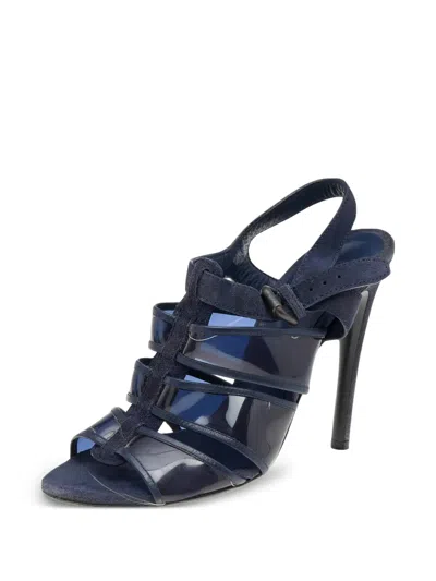 Pre-owned Bottega Veneta 115mm Suede Heeled Sandals