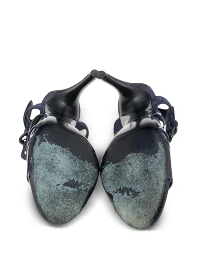 Pre-owned Bottega Veneta 115mm Suede Heeled Sandals