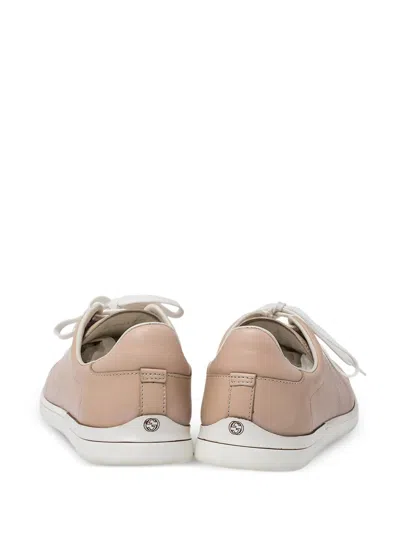 Pre-owned Gucci Interlocking G Logo-debossed Sneakers