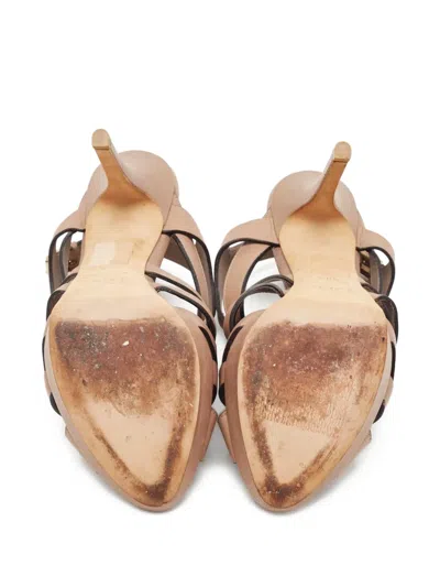 Pre-owned Dior 125mm Leather Heeled Sandals