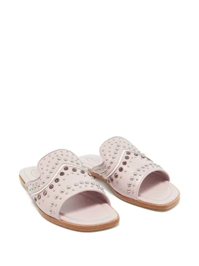 Pre-owned Tod's Vintage Embellished Sandals