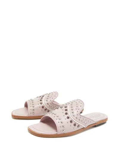 Pre-owned Tod's Vintage Embellished Sandals