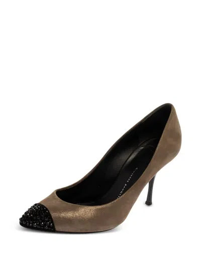 Pre-owned Giuseppe Zanotti Vintage  90mm Suede Stiletto Pumps