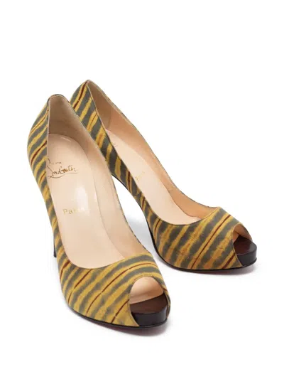 Pre-owned Christian Louboutin 120mm Leather Heeled Pumps
