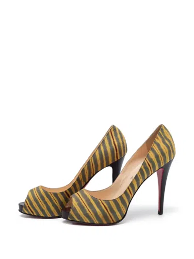 Pre-owned Christian Louboutin 120mm Leather Heeled Pumps