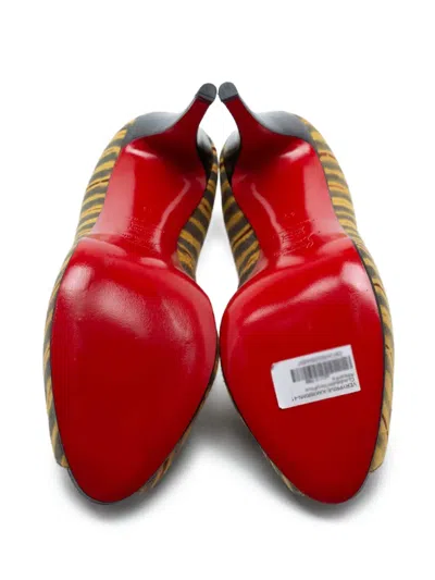 Pre-owned Christian Louboutin 120mm Leather Heeled Pumps