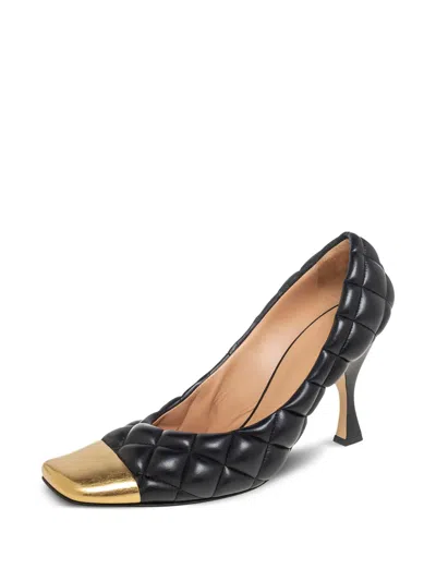 Pre-owned Bottega Veneta 95mm Quilted Pumps