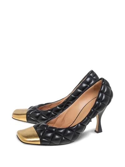 Pre-owned Bottega Veneta 95mm Quilted Pumps