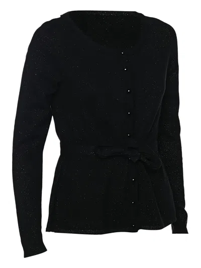 Pre-owned Moschino Lurex Button-front Cardigan