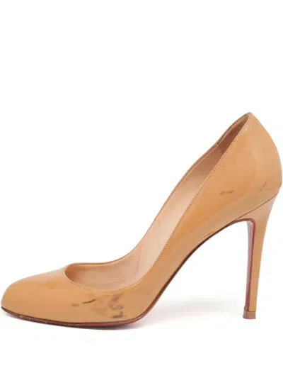 Pre-owned Christian Louboutin Ron Ron Patent Pumps
