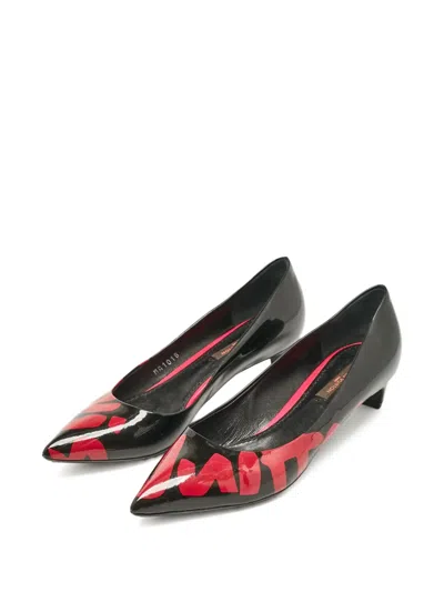 Pre-owned Louis Vuitton 50mm Logo-print Pumps