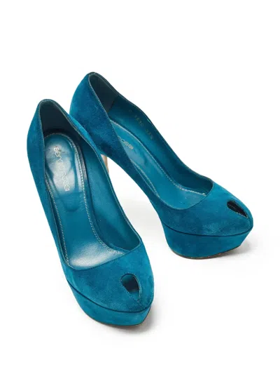Pre-owned Sergio Rossi Vintage  120mm Peep-toe Platform Pumps
