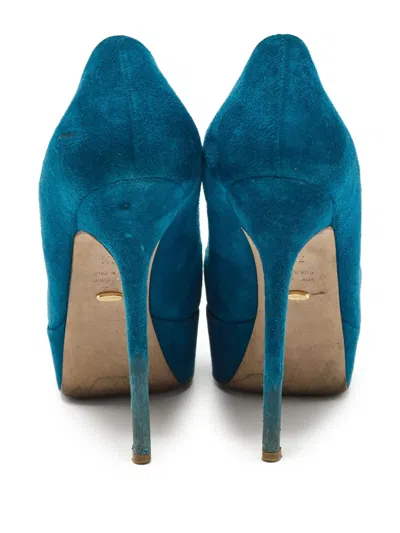 Pre-owned Sergio Rossi Vintage  120mm Peep-toe Platform Pumps
