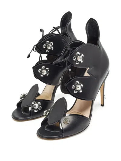 Pre-owned Fendi 80mm Leather Sandals