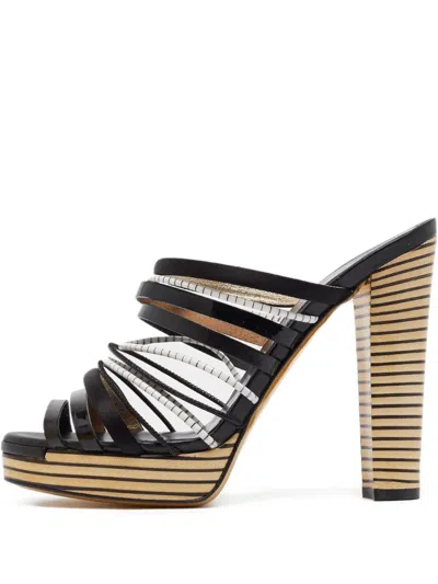 Pre-owned Fendi 125mm Strappy Sandals