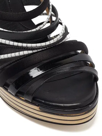 Pre-owned Fendi 125mm Strappy Sandals