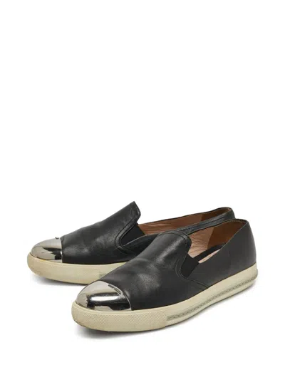 Pre-owned Miu Miu Slip-on Sneakers